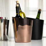 Inclined Stainless Steel Ice Bucket, Household Beer Container