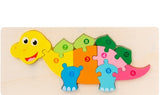 Children's Cartoon, Numbers, Animals Puzzle Set (Pack of 2)
