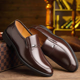 Business Formal Wear, Soft Bottom Non-slip, Men's Leather Shoes