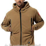 Men's Military Winter Thermal Fleece Tactical Jacket for Outdoors