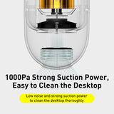 Mini Desktop Capsule Vacuum Cleaner for Table, Keyboard & Dust Cleaning