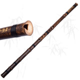 Handmade Purple Bamboo Flute – G/F Key Traditional Chinese Xiao Musical Instrument for Beginners
