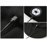 Dimming Rechargeable Warm Bluetooth 5.0 LED Hat, Wireless Stereo Headset Music Player with MIC for Handsfree Support