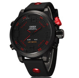 Silicone with Round Large Dial, Men's Watch