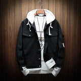 Korean Hooded Denim Jacket