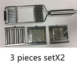 Stainless Steel Kitchen Grater – Vegetable Slicer and Peeler Gadget