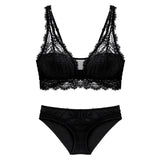 Laceless Gathering, Bra Underwear Set