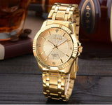 Luxury Brand Men and Women's Gold Dress Stainless Steel Watches