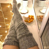 Winter Tights, Over the Knee, Lengthened Long Tube Knitted Pile Socks
