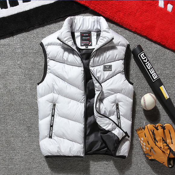 Men's Outdoor Wear Vest, Down Cotton Jacket