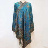 Classic Cashmere-like Jacquard Paisley Tassel Scarf