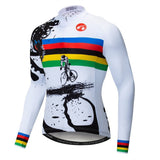 Riding Bicycle Jersey, Long Sleeve Cycling Top