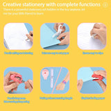 Premium 6-in-1 Airplane Stationery Kit – Compact School Essentials Box for Kids