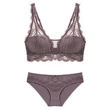 Laceless Gathering, Bra Underwear Set
