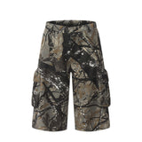 American-style Multi-pocket Denim Shorts