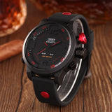 Silicone with Round Large Dial, Men's Watch