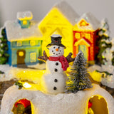 Christmas Snow Model, Electric Music Glowing House