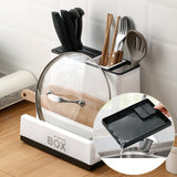 Tableware Storage Holders, Kitchen Knife, Plastic Storages Racks, Convenience Cabinet