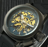 Mechanical Automatic Silicone Strap, Fashion Casual Sports Men's Watch