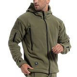 Military Tactical Hooded Jacket for Men – Warm Hiking Wear