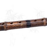 Handmade Purple Bamboo Flute – G/F Key Traditional Chinese Xiao Musical Instrument for Beginners
