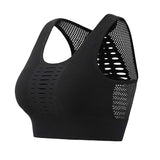 Women's Sports Bra, Breathable Mesh Fitness Top
