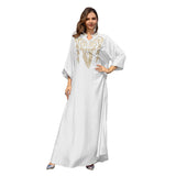 Muslim Women's Embroidered Robe Dress