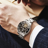 Automatic Green Water Ghost, Hollow Mechanical Luminous Watch