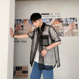 Men’s Lightweight UV Protection Shirt Jacket – Summer Breathable Outerwear