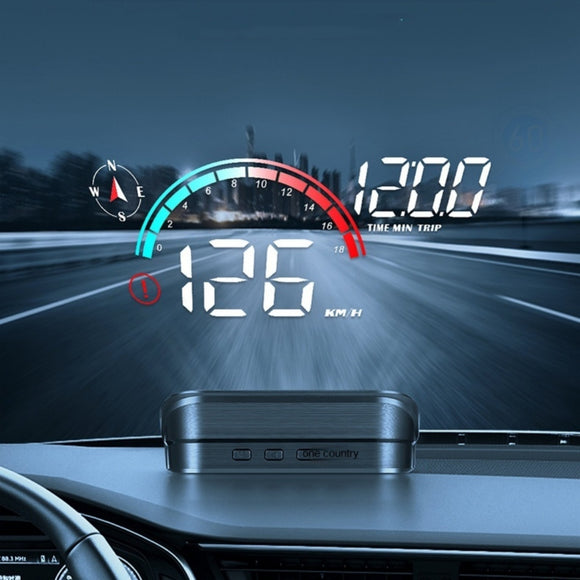 Head-up Display Car GPS Universal Speed Compass, HD Projector E-dog Version