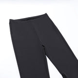 Women's Solid Color, Slim High Waist Flared Pants