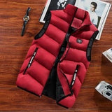 Men's Outdoor Wear Vest, Down Cotton Plus Size Jacket