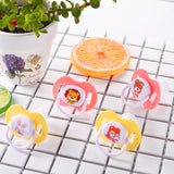 Cartoon silicone sleeping pacifier