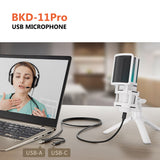 Desktop Game Recording Monitor, Condenser Microphone