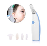 Rotating Earwax Vacuum Cleaner with LED Light – Safe Spiral Silicone Tip, Portable Low Noise Ear Cleaning Device