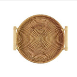 Manual Cane Made-up Bread Basket with Handle
