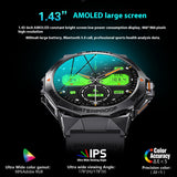 Big Screen Smart Watch – Bluetooth Calling, Heart Rate & SpO₂ Tracking with Weather