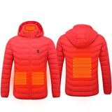 Heated Jacket Coat, USB Electric Cotton Pullover, Thermal Clothing Heating Vest, Men's Clothes for Winters