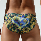 Camouflage Men's Bottoming Flared Briefs