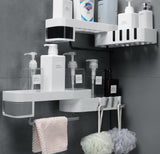 Bathroom Corner Shelf Tray