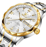 OLEVS Brand Men's Luminous Waterproof Business Quartz Watch