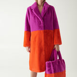 Women’s Faux Fur Warm Coat – Elegant Thick Winter Jacket