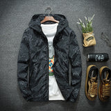 Plus-size, Men's or Students' Hooded Jacket