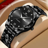 Men's Business Style Tungsten Steel, Waterproof Quartz Watch