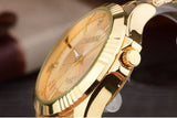 Luxury Brand Men and Women's Gold Dress Stainless Steel Watches