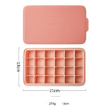 Silicone 12 Cavity Hexagon, 3D Ice Mold, DIY Popsicle Mould, Ice Cream Maker Storage Box