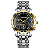 Multifunctional Men's Luminous Waterproof Quartz Wrist Watch