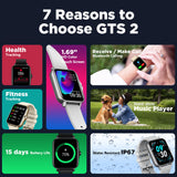 Bluetooth Call 210MAH Battery, Heart Rate Blood Oxygen Monitoring Smartwatch