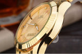 Luxury Brand Men and Women's Gold Dress Stainless Steel Watches