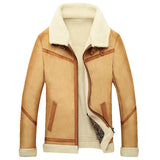 Suede Plus Size Men's Jacket